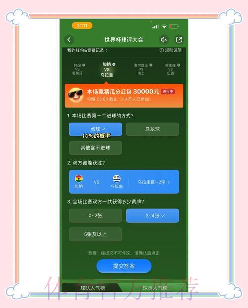 世界杯竞猜平台精选：盘点当前最受欢迎的热门平台